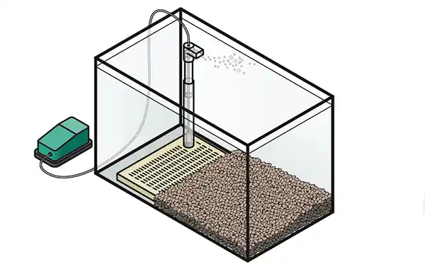 Undergravel filtre